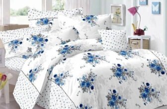 Shine Creation Polycotton Double Flat 180 TC Floral 1 Bedsheet with 2 Pillow Covers(Multicolor)