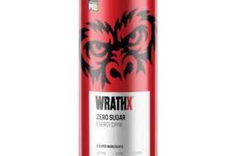 MuscleBlaze WrathX Energy Drink, Frostbyte, 335ml