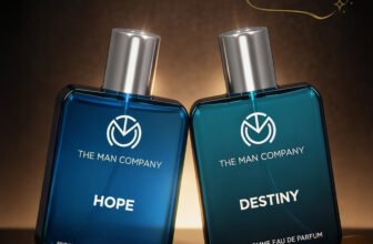THE MAN COMPANY HOPE + DESTINY EDP Premium Long Lasting Perfume for Men – Pack of 2 (2 x 50ml) Eau de Parfum  –  100 ml(For Men)