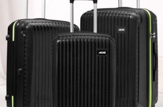 ALFA by VIP Excel Secure Hard Side Luggage | Trolley Bag With Flushed Combination Lock Cabin & Check-in Set 8 Wheels – 30 Inch