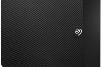 Seagate Expansion Desktop 26TB, External HDD – USB 3.0 for Windows and Mac 26 TB External Hard Disk Drive (HDD)(Black)