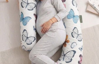 WILD MINT Polyester Fibre Pregnancy Pillow Pack of 1 Birds WILDMINT PREMIUM J SHAPE PREGNANCY PILLOW(White)