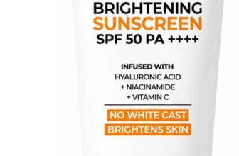 Aqueria Sunscreen – SPF 50 PA++++ 3-in-1 Bright Detan Sunscreen | Vitamin C, Niacinamide & Hyaluronic Acid(100 g)