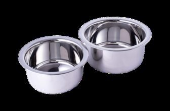 Flipkart SmartBuy Tope/Bhagona/Patila Set 2600 ml capacity 17 cm, 18 cm diameter(Stainless Steel, Induction Bottom)