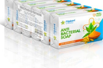 Flipkart SmartBuy Anti-bacterial & Moisturising Soap – Neem & Turmeric(6 x 100 g)