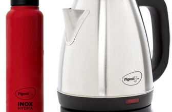 Pigeon Kettle+Water Bottle Electric Kettle with Bottle(1.5 L, Silver)