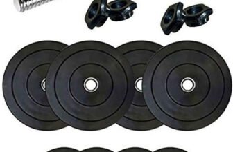 JMB 10 kg 20 Kg Pvc (2.5kg X 8PCS) Adjustable Dumbbell 20KG Home Gym Combo