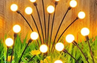 XONCO Solar Firefly Garden Lights Outdoor Waterproof Stake Lamp (Pack of 1)
