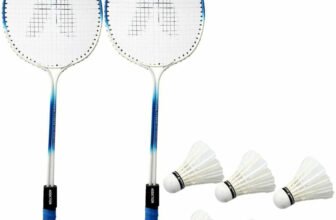 ABG Badminton racket set of 2 Multicolor Strung Badminton Racquet(Pack of: 6, 450 g)