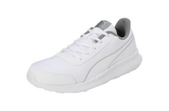 Puma Mens Dazzler White-Smokey Gray-Silver Sneaker – 11 UK (39178204)