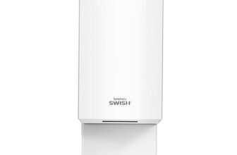 Symphony Swish 3L Instant Water Heater | 3KW Heating | Fast Heating for Kitchen & Bathroom Application | High Rise Compatible| Copper Heating Element| Color Changing LED Color | Free Installation