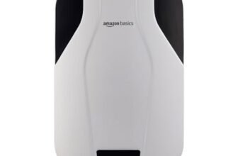 Amazon Basics 5.9L Instant Water Heater | 3KW | Geyser with PP Body & SS Tank | Corded Electric | Rust Proof | 4 Level Safety | White