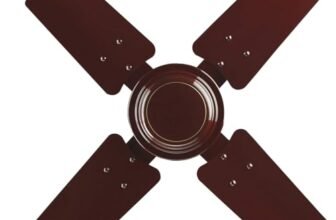 Bajaj Maxima 600 MM Ceiling Fan | High Speed | Double Ball Bearing | Quick-start High Torque Motor | 2-Yr Warranty 【Brown】