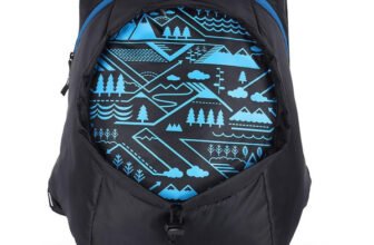 Gear Carry On 16 L Backpack(Black, Blue)