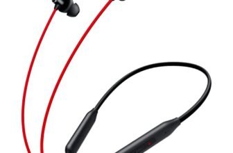 OnePlus Bullets Z2 Bluetooth Wireless in Ear Earphones with Mic, Bombastic Bass, 10 Mins Charge – 20 Hrs Music, 30 Hrs Battery Life (Acoustic Red)