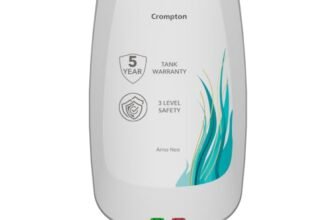 Crompton Arno Neo 5.9 Litre Instant Water Heater | 3 kW Heating Element | Food Grade SS Tank | 6 Bar Pressure Rated | Advanced 3-Level Safety | 5 Years Tank Warranty
