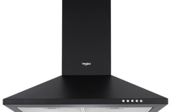 Whirlpool 60cm 900 m3/hr Cassette Filter Kitchen Chimney with 5 Years WARR on Motor | CLASSIC PLUS CF 60 BK HOOD | Black | 3 Speed Push Button Control