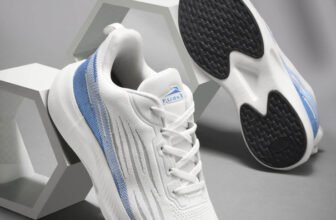 TURNX lightweight Gym Training Running comfortable sports Running Shoes For Men(White, Blue , 10)