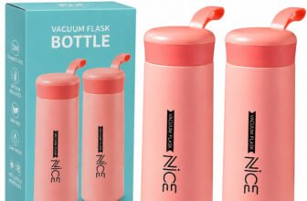 Triffy Portable Insulated Water Flask 400 ML 400 ml Plastic Flask(Pack of 2, Pink)