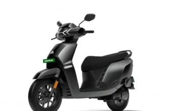 Ampere Nexus EX+ Electric Scooter by Greaves I 136 km IDC Range I Next Gen LFP Battery I Booking for Ex-Showroom Price (with Portable Charge, Carbon Knight)