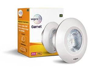 wipro 2w intergrated Spotlight Pink(Pack of 3)