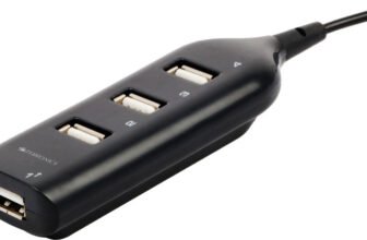 ZEBRONICS 4 Port ZEB-90HB USB Hub(Black)