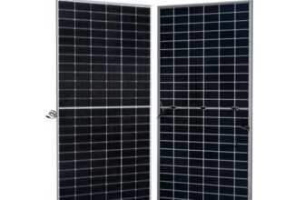 WAAREE 565 Watt TOPCon Non-DCR Bifacial Solar Panel | Pack of 2| High-Efficiency NType Half-Cut Technology | BIS & IEC Certified | Framed Dual Glass Bifacial | 30 Years Output Warranty