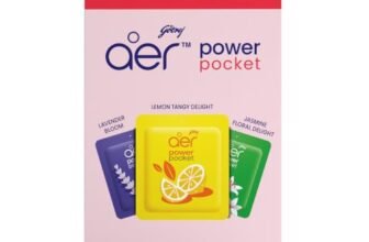 Godrej aer Power Pocket | Bathroom freshener – Assorted Pack of 6 | Lasts up to 30 days | Toilet freshener, 60g