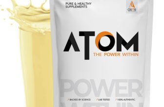 AS-IT-IS Nutrition ATOM ISO Whey Gold 1Kg | 100% Whey Protein Isolate | Whey Protein(1000 g, Cookies & Cream)