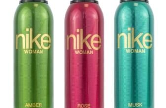 Nike Women Deodorant Spray Combo (Amber + Rose + Musk) – 200ml Each | Pack of 3 Long Lasting Body Spray | Odour Control & Freshness | Deo for Women