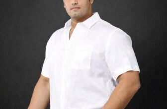 FAHION STYLE VALLA Men Solid Casual White Shirt