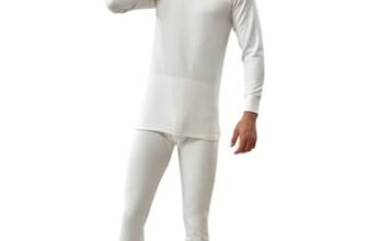 Lux Inferno Men’s Round Neck Thermal Set | Full Sleeves | Regular Fit | Pack of 1 White