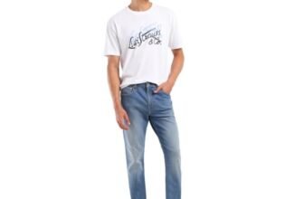 Levi’s Men’s 512 Slim Tapered Fit Mid Rise Jeans Light Indigo, 30