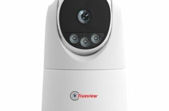 Trueview 3MP Wi-Fi ATC Robot Camera | BIS-ER (STQC Certified) WiFi CCTV Camera | All Time Color Night Vision | Pan Tilt | Smart Tracking | 2-Way Audio | Memory Card & Cloud | Alexa | T18296S
