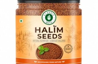 Classic Nuts Halim Seeds 500gm | Garden Cress Seeds | Aliv Seeds | Halim Dana | Cress Seeds | Edible Seeds for Cooking, Sprouting & Traditional Recipes | Natural Pantry Ingredient for Everyday Use