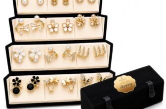 ZEVRA LUXURY 12 Pairs Set Earrings for Women Girls