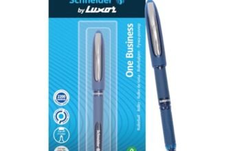 Luxor Schneider, One Business Roller Ball Pen – Blue, 0.6 mm, 2200 mtrs writing length, Waterproof Ink, Consistent ink flow, Ideal for Professionals & Office essential