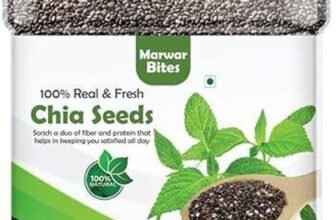 Marwar Bites Chia Seeds – Seeds for Weight Management | Rich in Calcium, Protein & Fibre Chia Seeds(1 kg)