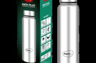 Pigeon Inox Plus 900 ml Stainless Steel Bottle(Pack of 1, Silver)