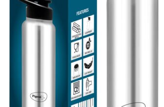 Pigeon Inox 900 ml Stainless Steel Bottle(Pack of 1, Silver)