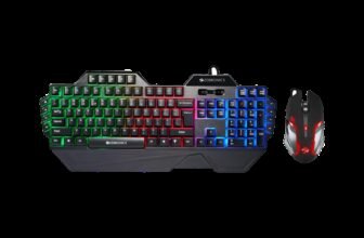 ZEBRONICS Zeb-Optimus (Zeb-KMC 2) Wired USB Standard Gaming Keyboard Compatible with Desktop, Laptop, Mac(Black)