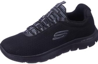 Skechers Mens Summits – 52811ID Black Casual Shoe – 7 UK (8 US) (52811ID-BBK)