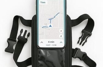 Universal Mobile Holder/Stand/Mount Pouch for Scooters Scooty Activa Jupiter EV’s | X1 Model Colour Black