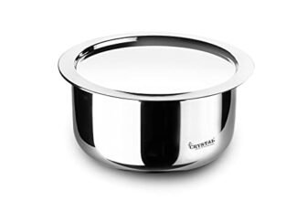 Crystal TriPro -Triply Stainless Steel Tope with Lid – 16 cm (Induction Bottom)