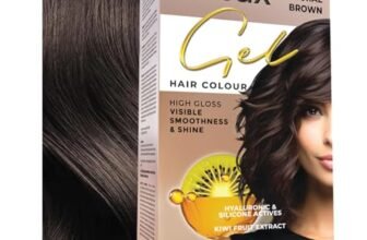 Streax Gel Hair Colour for Women & Men, Natural Brown 4, 150ml | Hair Colour Brown| 100% grey coverage | Long Lasting Hair Color, Easy to Use | Ammonia-Free Hair Color, Lasts Up to 20 Washes