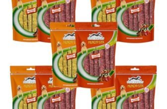 Pets Empire Dog Munchy Sticks Combo – Chicken & Mutton (500g Each) | Total 1kg (Pack of 5) | Chew Treats for Dogs & Puppies | Supports Dental Health & Fresh Breath