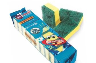 Sparkmate By Crystal Scrub Sponge,Set of 10, 8cm X 5cm