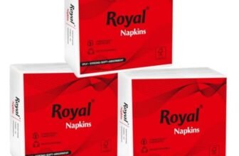 Royal Tissue Paper Napkins (210 Pulls)70 Pulls X 3 Packs | 1-Ply Soft Paper Napkins | Ideal for Snacks, Parties & Daily Use
