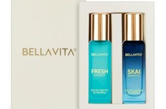 BELLAVITA Skai Aquatic EDC & Fresh EDT | Long Lasting 2x20ml Perfume for Man & Woman | Gifts for Woman | Bergamot, Ylang Ylang, Pink Pepper | Premium Fragrance