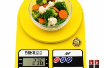 ANT AEKS100 Electronic Kitchen Scale, Yellow | Digital Food Weighing Scale | 10kg Capacity | High Precision Sensor | LCD Display | Tare Function | Multi-Unit (g/oz) | 40 Months Warranty |Yellow|